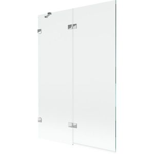 MEXEN/S - Lunar vaňová zástena 2-krídlová ľavá 120 x 150, transparent, chróm 897-120-100-01-00-L vyobraziť