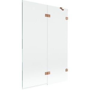 MEXEN/S - Lunar vaňová zástena 2-krídlová pravá 120 x 150, transparent, meď kartáčovaná 897-120-100-65-00-P vyobraziť