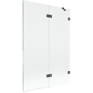 MEXEN/S - Lunar vaňová zástena 2-krídlová pravá 120 x 150, transparent, grafit kartáčovaná 897-120-100-66-00-P vyobraziť