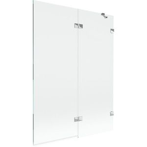 MEXEN/S - Lunar vaňová zástena 2-krídlová pravá 130 x 150, transparent, chróm 897-130-100-01-00-P vyobraziť