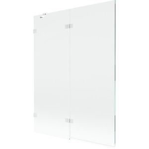 MEXEN/S - Lunar vaňová zástena 2-krídlová ľavá 130 x 150, transparent, biela 897-130-100-20-00-L vyobraziť
