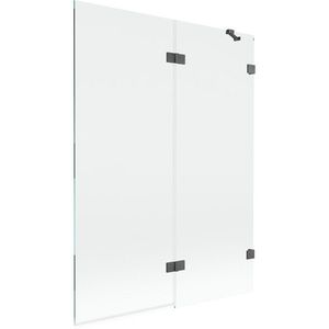 MEXEN/S - Lunar vaňová zástena 2-krídlová pravá 130 x 150, transparent, grafit kartáčovaná 897-130-100-66-00-P vyobraziť