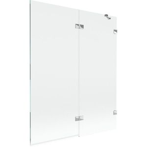 MEXEN/S - Lunar vaňová zástena 2-krídlová pravá 140 x 150, transparent, chróm 897-140-100-01-00-P vyobraziť