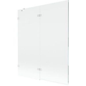 MEXEN/S - Lunar vaňová zástena 2-krídlová ľavá 140 x 150, transparent, biela 897-140-100-20-00-L vyobraziť