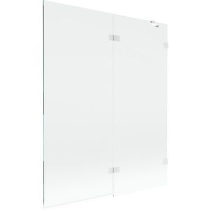 MEXEN/S - Lunar vaňová zástena 2-krídlová pravá 140 x 150, transparent, biela 897-140-100-20-00-P vyobraziť