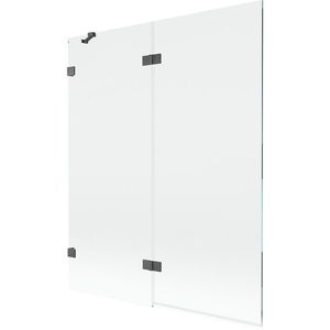 MEXEN/S - Lunar vaňová zástena 2-krídlová ľavá 140 x 150, transparent, grafit kartáčovaná 897-140-100-66-00-L vyobraziť