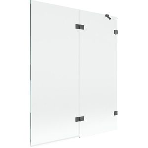 MEXEN/S - Lunar vaňová zástena 2-krídlová pravá 140 x 150, transparent, grafit kartáčovaná 897-140-100-66-00-P vyobraziť