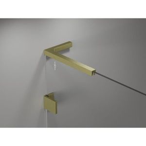 MEXEN/S - Lunar L vaňová zástena 2-krídlová ľavá 100 x 150, transparent, zlatá kartáčovaná 897L-100-100-55-00-L vyobraziť