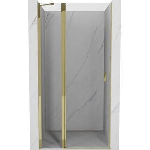 MEXEN - Mist sprchové dvere krídlové 95, transparent, zlatá 8A4-095-000-50-00 vyobraziť