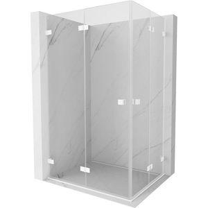 MEXEN/S - Lunar-F Duo sprchovací kút skladacie dvere 95 x 70, transparent, biela 836-095L-070P-20-00 vyobraziť