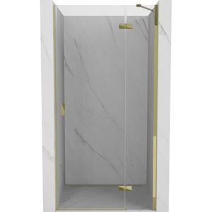 MEXEN/S - Mist-H sprchové dvere krídlové pravé 110, transparent, zlatá 8A5-110-000-50-00-P vyobraziť