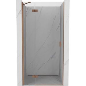 MEXEN/S - Mist-H sprchové dvere krídlové ľavé 115, transparent, meď kartáčovaná 8A5-115-000-65-00-L vyobraziť