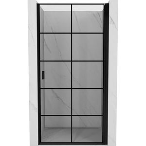 MEXEN - MIST dverná časť (1d) 90x200 cm 6mm čierna, dekor, pravé 8A2-090-000-70-77-P vyobraziť