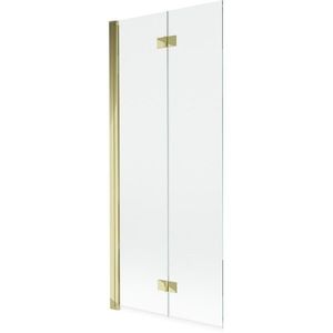 MEXEN - MIST vaňová zástena 80x150 cm 6mm 2-s, zlatá, číra, ľavá 8A9-080-002-50-00-L vyobraziť