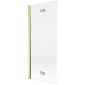 MEXEN - MIST vaňová zástena 80x150 cm 6mm 2-s, zlatá kartáčovaná, číra, ľavá 8A9-080-002-55-00-L vyobraziť