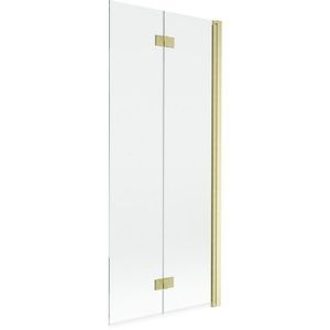 MEXEN - MIST vaňová zástena 80x150 cm 6mm 2-s, zlatá kartáčovaná, číra, pravá 8A9-080-002-55-00-P vyobraziť
