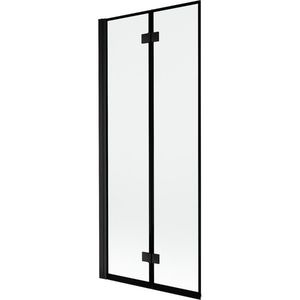 MEXEN - MIST vaňová zástena 80x150 cm 6mm 2-s, čierna, okraj, ľavá 8A9-080-002-70-70-L vyobraziť