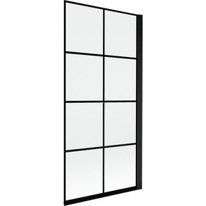 MEXEN - MIST vaňová zástena 90x150 cm 6mm 1-s, čierna, dekor, pravá 8A9-090-001-70-77-P vyobraziť