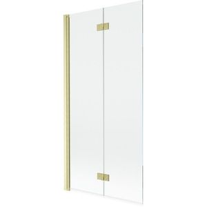 MEXEN - MIST vaňová zástena 90x150 cm 6mm 2-s, zlatá kartáčovaná, číra, ľavá 8A9-090-002-55-00-L vyobraziť