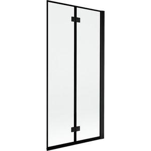MEXEN - MIST vaňová zástena 90x150 cm 6mm 2-s, čierna, okraj, pravá 8A9-090-002-70-70-P vyobraziť