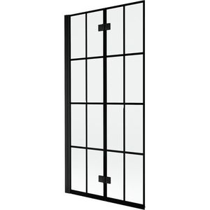 MEXEN - MIST vaňová zástena 90x150 cm 6mm 2-s, čierna, dekor, ľavá 8A9-090-002-70-77-L vyobraziť