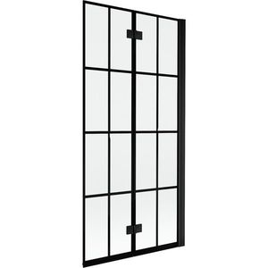 MEXEN - MIST vaňová zástena 90x150 cm 6mm 2-s, čierna, dekor, pravá 8A9-090-002-70-77-P vyobraziť