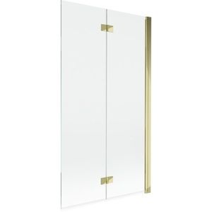 MEXEN - MIST vaňová zástena 100x150 cm 6mm 2-s, zlatá, číra, pravá 8A9-100-002-50-00-P vyobraziť
