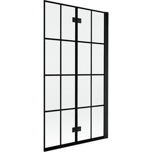 MEXEN - MIST vaňová zástena 100x150 cm 6mm 2-s, čierna, dekor, pravá 8A9-100-002-70-77-P vyobraziť