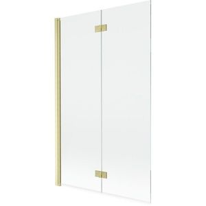 MEXEN - MIST vaňová zástena 110x150 cm 6mm 2-s, zlatá kartáčovaná, číra, ľavá 8A9-110-002-55-00-L vyobraziť