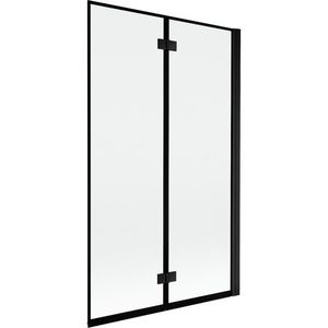 MEXEN - MIST vaňová zástena 110x150 cm 6mm 2-s, čierna, okraj, pravá 8A9-110-002-70-70-P vyobraziť