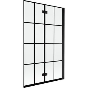 MEXEN - MIST vaňová zástena 110x150 cm 6mm 2-s, čierna, dekor, pravá 8A9-110-002-70-77-P vyobraziť