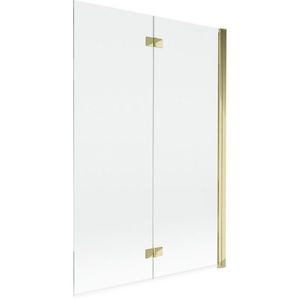 MEXEN - MIST vaňová zástena 120x150 cm 6mm 2-s, zlatá, číra, pravá 8A9-120-002-50-00-P vyobraziť