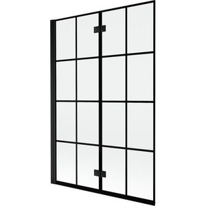 MEXEN - MIST vaňová zástena 120x150 cm 6mm 2-s, čierna, dekor, ľavá 8A9-120-002-70-77-L vyobraziť