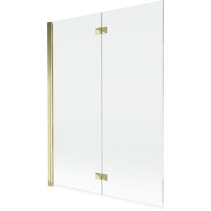 MEXEN - MIST vaňová zástena 130x150 cm 6mm 2-s, zlatá, číra, ľavá 8A9-130-002-50-00-L vyobraziť