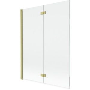 MEXEN - MIST vaňová zástena 130x150 cm 6mm 2-s, zlatá kartáčovaná, číra, ľavá 8A9-130-002-55-00-L vyobraziť