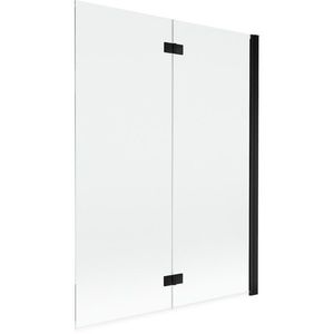 MEXEN - MIST vaňová zástena 130x150 cm 6mm 2-s, čierna, číra, pravá 8A9-130-002-70-00-P vyobraziť