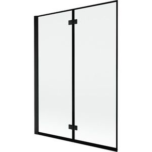 MEXEN - MIST vaňová zástena 130x150 cm 6mm 2-s, čierna, okraj, ľavá 8A9-130-002-70-70-L vyobraziť