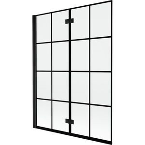 MEXEN - MIST vaňová zástena 130x150 cm 6mm 2-s, čierna, dekor, ľavá 8A9-130-002-70-77-L vyobraziť