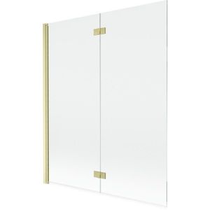 MEXEN - MIST vaňová zástena 140x150 cm 6mm 2-s, zlatá kartáčovaná, číra, ľavá 8A9-140-002-55-00-L vyobraziť