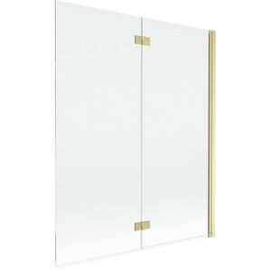 MEXEN - MIST vaňová zástena 140x150 cm 6mm 2-s, zlatá kartáčovaná, číra, pravá 8A9-140-002-55-00-P vyobraziť