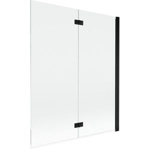 MEXEN - MIST vaňová zástena 140x150 cm 6mm 2-s, čierna, číra, pravá 8A9-140-002-70-00-P vyobraziť