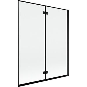 MEXEN - MIST vaňová zástena 140x150 cm 6mm 2-s, čierna, okraj, pravá 8A9-140-002-70-70-P vyobraziť