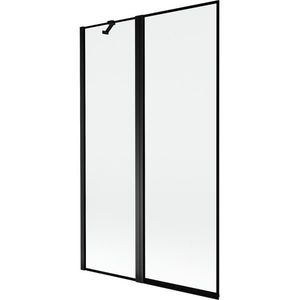 MEXEN - MIST vaňová zástena 110x150 cm 6mm f+s, čierna, okraj, ľavá 8A9-110-011-70-70-L vyobraziť