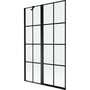 MEXEN - MIST vaňová zástena 110x150 cm 6mm f+s, čierna, dekor, ľavá 8A9-110-011-70-77-L vyobraziť