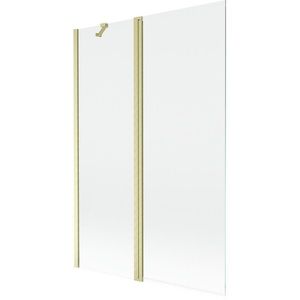 MEXEN - MIST vaňová zástena 120x150 cm 6mm f+s, zlatá kartáčovaná, číra 8A9-120-011-55-00 vyobraziť