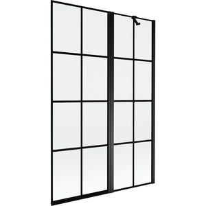 MEXEN - MIST vaňová zástena 120x150 cm 6mm f+s, čierna, dekor, pravá 8A9-120-011-70-77-P vyobraziť