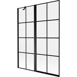 MEXEN - MIST vaňová zástena 130x150 cm 6mm f+s, čierna, dekor, ľavá 8A9-130-011-70-77-L vyobraziť