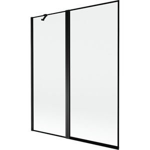 MEXEN - MIST vaňová zástena 140x150 cm 6mm f+s, čierna, okraj, ľavá 8A9-140-011-70-70-L vyobraziť