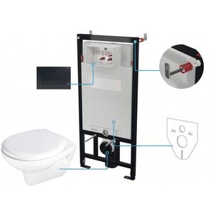 DEANTE - WC sada Boro 200, vstavaná, 6 v 1 CMON6SPW vyobraziť