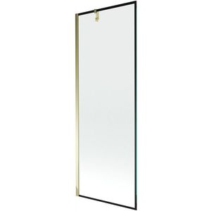 MEXEN/S - Next vaňová zástena FIX 70 x 150, čierna dekor, zlatá 895-070-000-00-70-50 vyobraziť